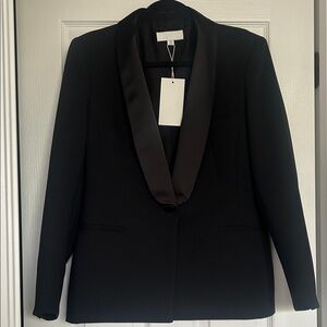 ZARA woman tailor tuxedo Black Blazer
